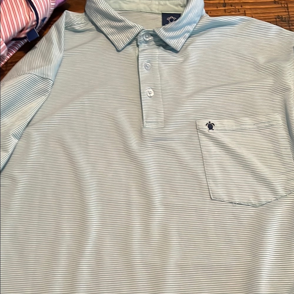 Simply Southern Blue Polo Shirt Classic Style